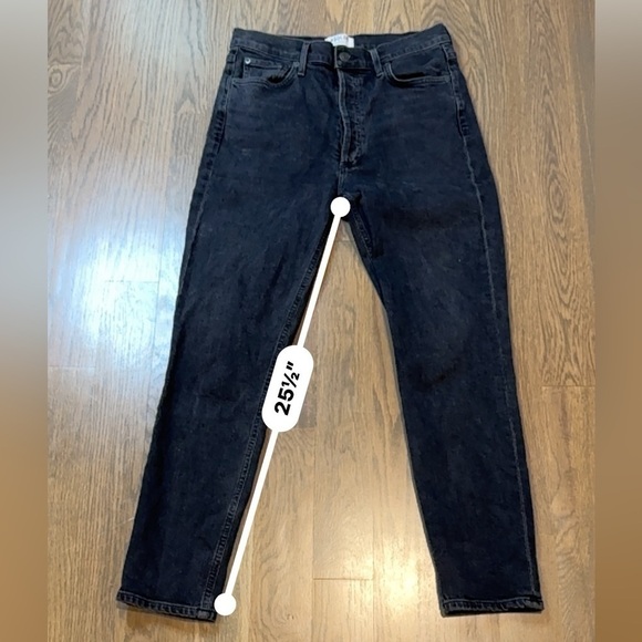 Agolde made USA Nico Jeans 29 y2k western boho denim high rise academia E - Picture 5 of 8